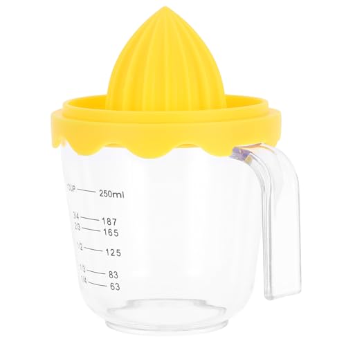 Toyvian Manuelle Zitronenpresse Handlicher Citrus Saftspender für Zitronen Orangen Mini Entsafter Tragbar Einfach zu Bedienen Robust und Vielseitig für Frische Säfte Toyvian Manuelle Zitronenpresse Handlicher Citrus Saftspender für Zitronen Orangen Mini Entsafter Tragbar Einfach zu Bedienen Robust und Vielseitig für Frische Säfte von Toyvian