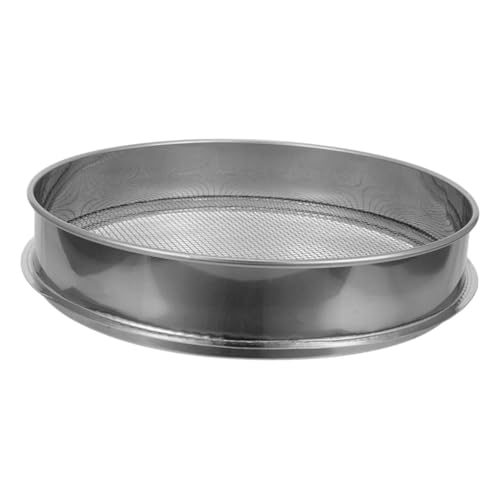 Toyvian Maschensieb Aus Edelstahl Kompostsieb Sichter Bodensieb Für Die Gartenarbeit Maschendrahtsieb Bodensiebpfanne Bodensieb Aus Edelstahl Bodenmaschensiebe Silver Rostfreier Stahl von Toyvian