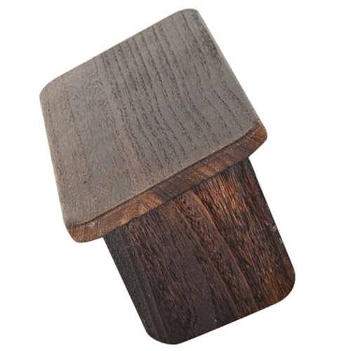 Toyvian Meditationsbank Drinnen Kissen Sitzen Erwachsene Kniestuhl Kniender Hocker Falten Tragbar Faltbar Ergonomisch Kniender Sitzhocker Hocker Klappbar Kniebank Kaffee Hölzern von Toyvian