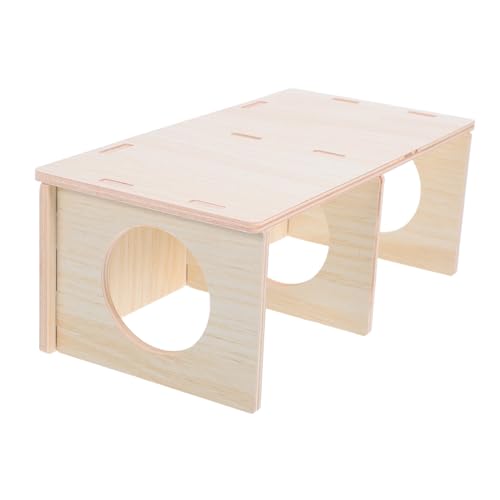 Toyvian Mehrkammer Holz Hamsterhaus zum Selberbauen Modularer Rückzugsort mit Versteckten Kammern Einfacher Aufbau Stilvolles Haustierversteck für Hamster und Kleine Nagetiere Passend für Toyvian Mehrkammer Holz Hamsterhaus zum Selberbauen Modularer Rückzugsort mit Versteckten Kammern Einfacher Aufbau Stilvolles Haustierversteck für Hamster und Kleine Nagetiere Passend für von Toyvian