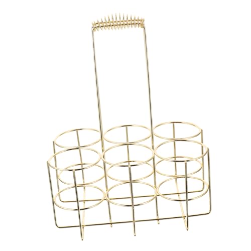 Toyvian Metall Bierflaschen Tragekorb mit Stabilem Griff Kompakter Flaschenhalter für Bier und Getränke Robuster Tragekorb für Küche Grill und Outdoor Goldfarben Klein Toyvian Metall Bierflaschen Tragekorb mit Stabilem Griff Kompakter Flaschenhalter für Bier und Getränke Robuster Tragekorb für Küche Grill und Outdoor Goldfarben Klein von Toyvian