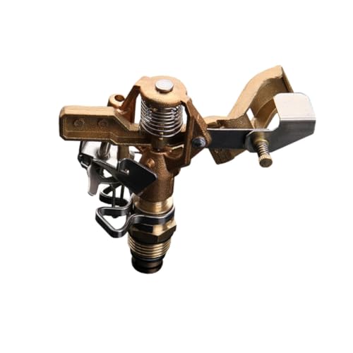 Toyvian Metall Drehbarer Automatischer Sprinklerkopf Einstellbarer Rasensprenger für Gartenbewässerung Langlebiges Metallmaterial Einfache Installation Verstellbare wasserdichte und Toyvian Metall Drehbarer Automatischer Sprinklerkopf Einstellbarer Rasensprenger für Gartenbewässerung Langlebiges Metallmaterial Einfache Installation Verstellbare wasserdichte und von Toyvian