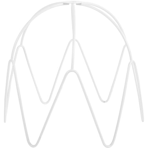 Toyvian Metall Lampenschirmrahmen Wasser Kristall Stil Vintage DIY Lampenhalterung Rostfrei Vielseitig für Tischleuchte Deckenlampe Nachttischlampe Geeignet von Toyvian