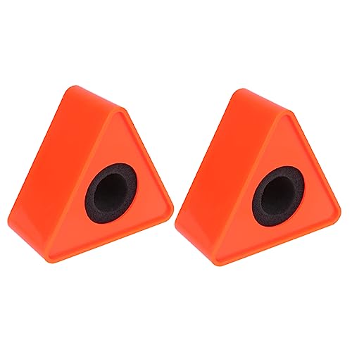 Toyvian 2stücke Tragbares Abs Mikrofon Logo Dreieck Für Interviewmikrofon Orange Für Professionelle Anwendungen Einfach Zu Transportieren Individuellem Logo Gestaltbar von Toyvian