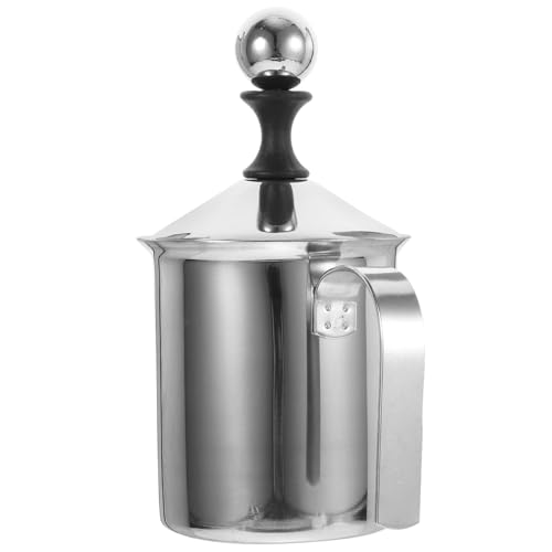 Toyvian Milchschäumer Milchaufschäumer Tasse Kaffee Düse Latteaufschäumer Handlich Konzentrierter Kaffee Whisky Getränkemischer Manueller Milchaufschäumer Nspressso Espresso Wdt Klein Glas von Toyvian