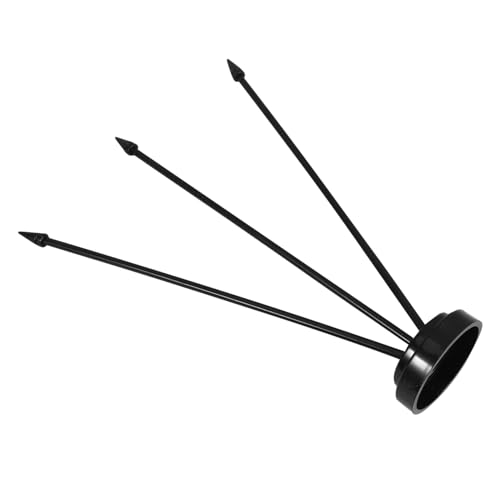 Toyvian Mini Flaggenhalter Schwarz Robuster Kunststoff Stabile Basis Für Kleine Fahnen Büro Schreibtisch Outdoor Dekoration Praktisch Tragbar von Toyvian