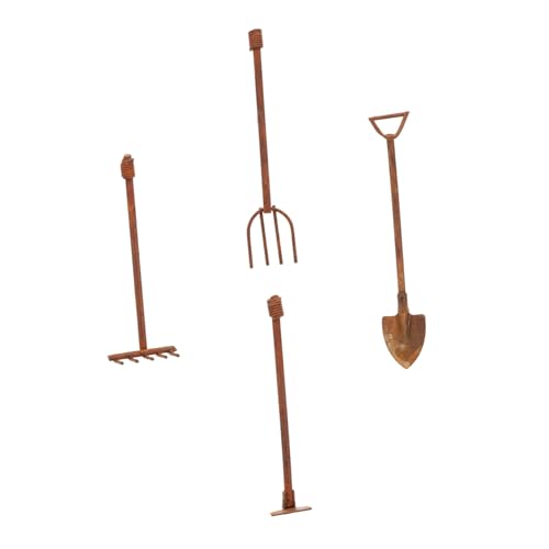 Toyvian Mini Gartendekoration Teiliges Miniatur Gartenwerkzeug aus Antik Gestaltete Mini Pflanzkelle und Hacke Leichtes Kompaktes Modell für Moos Sukkulenten und Landschaften Toyvian Mini Gartendekoration Teiliges Miniatur Gartenwerkzeug aus Antik Gestaltete Mini Pflanzkelle und Hacke Leichtes Kompaktes Modell für Moos Sukkulenten und Landschaften von Toyvian