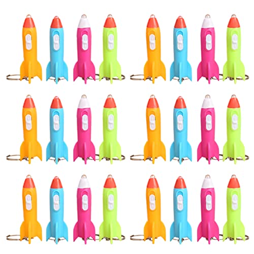 Toyvian Mini-Taschenlampe LED LED Taschenlampe für den Außenbereich Teil Party Bomblimation Torchia Flashlight 24 Stück Form der Rakete Toyvian Mini-Taschenlampe LED LED Taschenlampe für den Außenbereich Teil Party Bomblimation Torchia Flashlight 24 Stück Form der Rakete von Toyvian