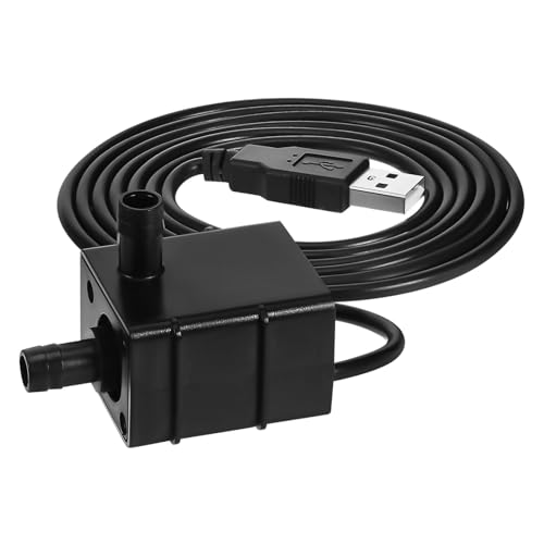 Toyvian Mini USB Tauchpumpe Submersible Water Pump mit Hoher Saugkraft Langlebiges Kunststoffgehäuse Vielseitig für Katzenbrunnen Aquarium Fischbecken und Wasserspiele Tragbar Sicherer Toyvian Mini USB Tauchpumpe Submersible Water Pump mit Hoher Saugkraft Langlebiges Kunststoffgehäuse Vielseitig für Katzenbrunnen Aquarium Fischbecken und Wasserspiele Tragbar Sicherer von Toyvian