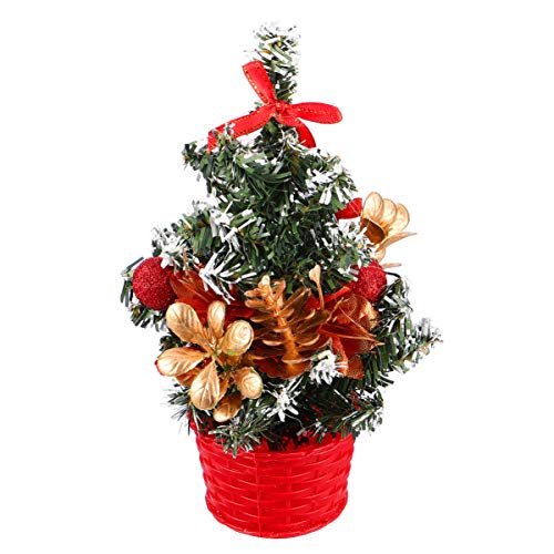 Toyvian Weihnachtsbaum Sisal Weihnachtsbäume Flaschenbürstenbäume Mini-weihnachtsbäume Künstliche Kiefer Tischweihnachtsbäume Mini-Kiefer-dekor Weihnachten Tischdekoration Umweltschutz-PVC von Toyvian