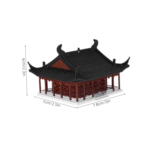 Toyvian Miniatur Chinesische Hausfigur Asiatische Garten Dekoration Langlebig Faderesistent Pflegeleicht für Aquarium Zen Garten Wohn und Bürodeko Kompakte Traditionelle Architektur Toyvian Miniatur Chinesische Hausfigur Asiatische Garten Dekoration Langlebig Faderesistent Pflegeleicht für Aquarium Zen Garten Wohn und Bürodeko Kompakte Traditionelle Architektur von Toyvian