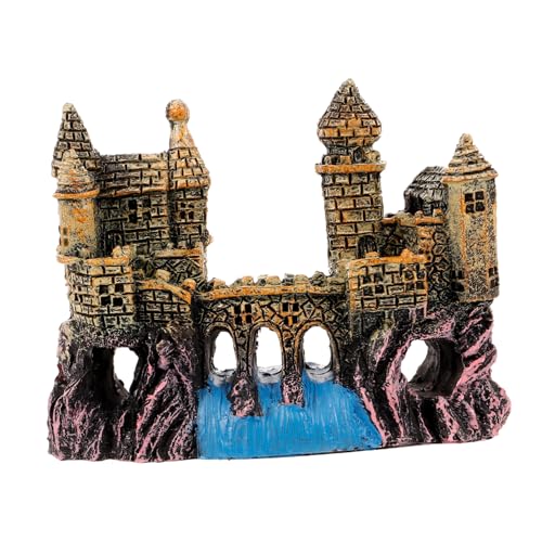 Toyvian Miniatur Schloss Aquarium Dekoration Europäisches Castle Ornament für Fischbecken Design aus Sicherem Resin Aquarienlandschaftsgestaltung Toyvian Miniatur Schloss Aquarium Dekoration Europäisches Castle Ornament für Fischbecken Design aus Sicherem Resin Aquarienlandschaftsgestaltung von Toyvian