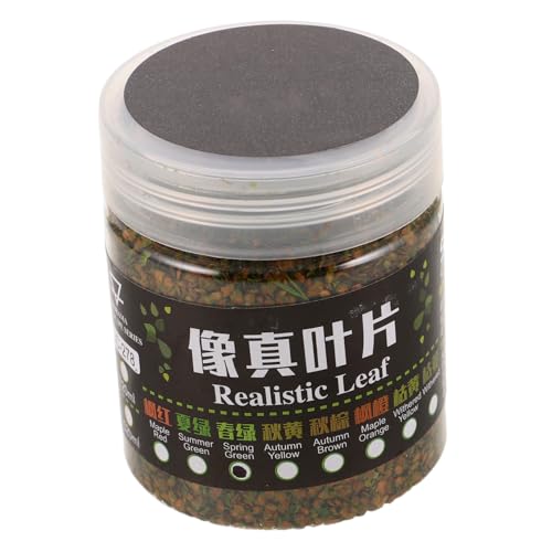 Toyvian Miniaturblätter DIY Landschaftsdeko Realistische Simulation Flasche Detailreiche für Diorama Miniatur Reben Basierend Vielseitig für Kreative Modellbauprojekte von Toyvian