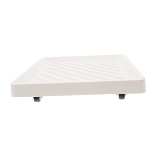Toyvian Mobile Pflanzer Tablett Pflanzer Bewegte Quadratische Pflanzen Untertasse Pflanze Dolly Mover Roller Rheeled Planzpalettenquadratanlagen Ständer Mit Rädern Topf Pflanzenschalen von Toyvian