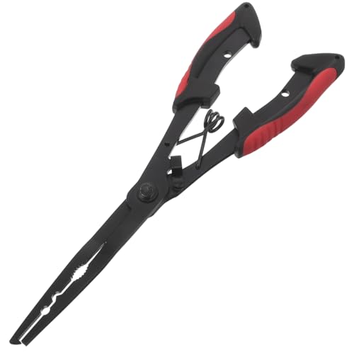 Toyvian Multifunktionale Edelstahl Angelzange mit Langem Adler Schnabel für Karpfen und Köderfischen Rostfrei Präzise Hakenentfernung und Split Ring Werkzeug Robust für Süß und Toyvian Multifunktionale Edelstahl Angelzange mit Langem Adler Schnabel für Karpfen und Köderfischen Rostfrei Präzise Hakenentfernung und Split Ring Werkzeug Robust für Süß und von Toyvian