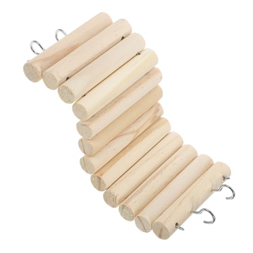 Toyvian Multifunktionale Hamsterleiter aus Holz für Kleine Haustiere für Käfigdekoration und Klettersicheres Spielvergnügen Toyvian Multifunktionale Hamsterleiter aus Holz für Kleine Haustiere für Käfigdekoration und Klettersicheres Spielvergnügen von Toyvian