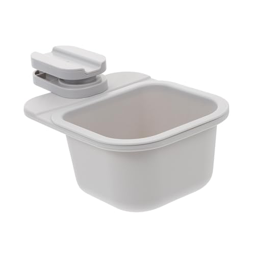 Toyvian Multifunktionaler Drehbarer Tisch-mülleimer aus Abs Kompakte Aufbewahrungsbox mit Clip-design Platzsparend für Haushalt Büro und Schreibtisch Praktische Sundry Storage Box von Toyvian