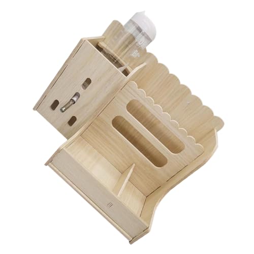 Toyvian Multifunktionaler Holzhalter Futterspender für Kaninchen und Kleintiere Robust und Kippsicher mit Wasserflasche Leicht zu Reinigen für Meerschweinchen und Chinchillas Toyvian Multifunktionaler Holzhalter Futterspender für Kaninchen und Kleintiere Robust und Kippsicher mit Wasserflasche Leicht zu Reinigen für Meerschweinchen und Chinchillas von Toyvian