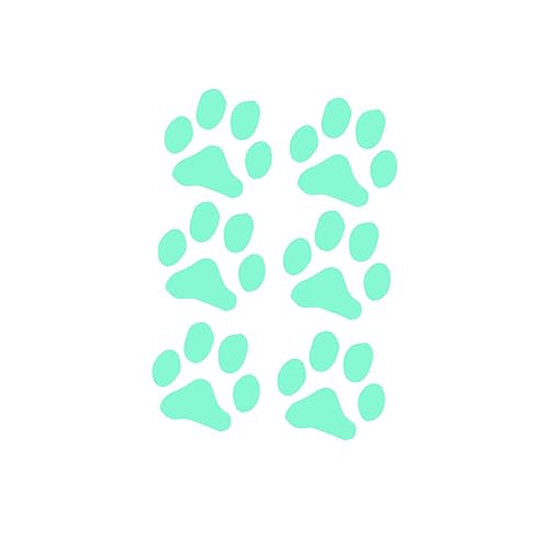 Toyvian 6stücke Leuchtende Pfoten Wandsticker Nachtleuchtende Wandaufkleber Für Babyzimmer Kinderzimmer Abnehmbar Für Kreative Wandgestaltung von Toyvian