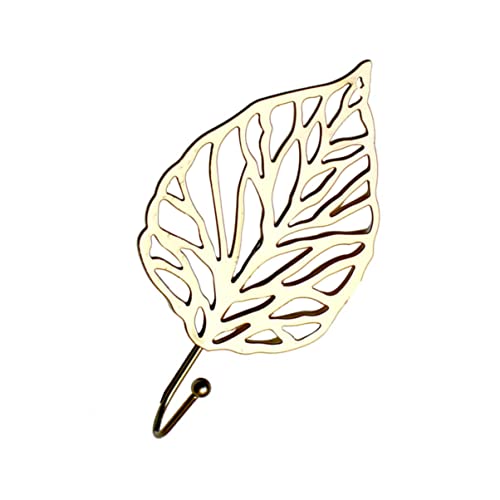 Toyvian Nordischer Wandhaken aus Robustem Eisen Blattförmiger Wandhänger Kompakter Einzelhaken zur Platzsparenden Aufbewahrung von Schlüsseln Mänteln und Accessoires Stilvolle Toyvian Nordischer Wandhaken aus Robustem Eisen Blattförmiger Wandhänger Kompakter Einzelhaken zur Platzsparenden Aufbewahrung von Schlüsseln Mänteln und Accessoires Stilvolle von Toyvian