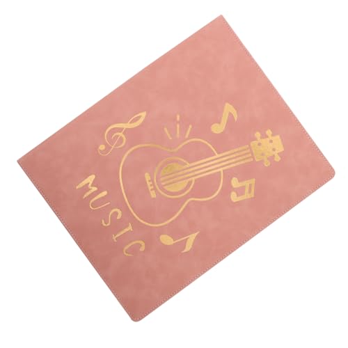 Toyvian Notenmappe mit Transparenten Hüllen Robuster Musikordner für Musiker Vielseitiger Klaviernoten Organizer Praktischer Sheet Music Binder für Zuhause und Auftritte von Toyvian
