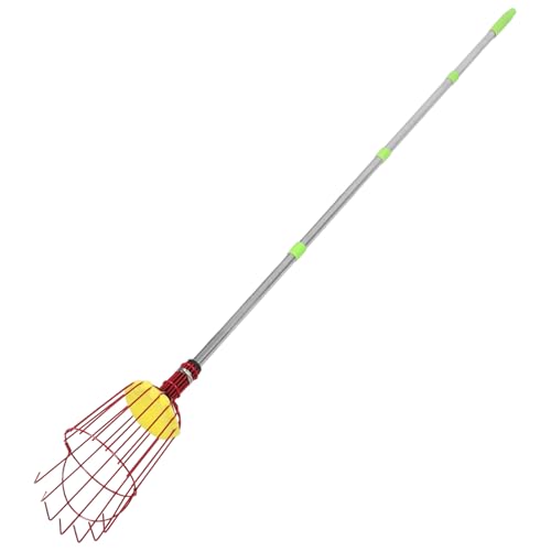 Toyvian Obstpflücker Teleskopstiel mit Korb Verstellbarer Obstsammler für Äpfel Mangos Birnen und Orangen Leicht und Langlebig für Hochstämme und Gartenarbeit Toyvian Obstpflücker Teleskopstiel mit Korb Verstellbarer Obstsammler für Äpfel Mangos Birnen und Orangen Leicht und Langlebig für Hochstämme und Gartenarbeit von Toyvian