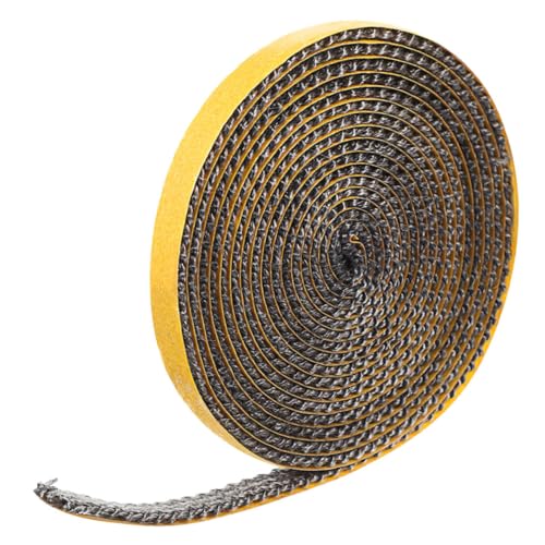 Toyvian Ofendichtband Selbstklebend Hitzebeständiges Dichtungsband für Kamin Ofentür und Holzofen Feuerfeste Dichtschnur für Energieeinsparung und Ofendichtung von Toyvian
