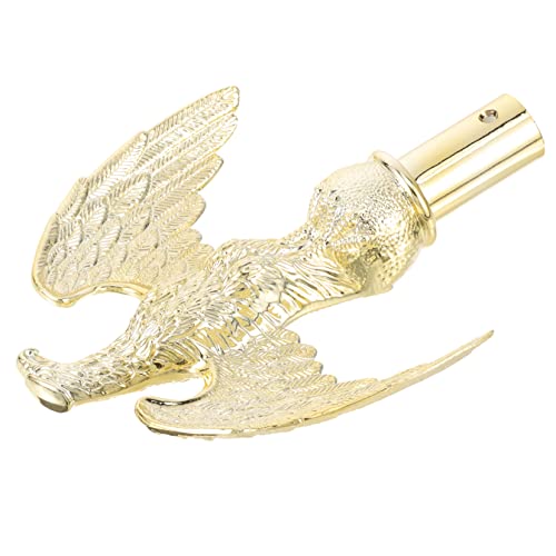 Toyvian Outdoor Fahnenmastkopf Adlerkopf Wetterfester Gartenflaggen Topper aus Robustem Praktischer Ersatz für Alte Fahnenmastspitzen Vielseitig für Plätze und Gewerbe Geeignet von Toyvian