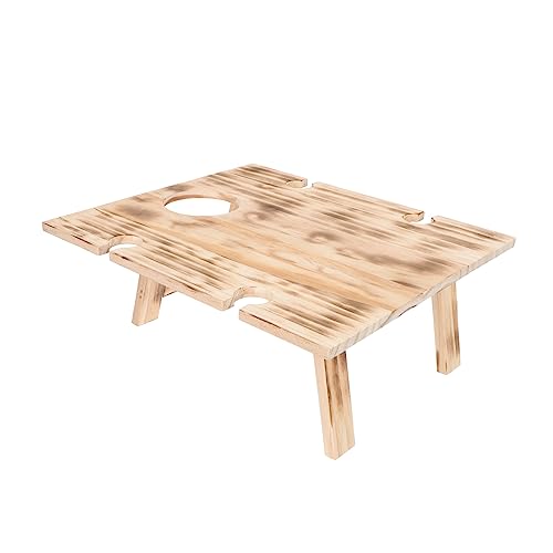 Toyvian Outdoor Klapptisch Multifunktionaler Picknicktisch für Reisen und Tragbar für Camping Garten und Strand Elegantem von Toyvian