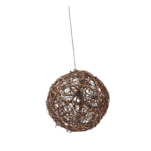 Toyvian Outdoor Vogel Nistmaterial aus Langlebigem Natur Material Leichtes DIY Hängendes Nest zum Aufhängen Rattan Kugel als Wildvogel Brutplatz für Garten und Vogelfreunde Toyvian Outdoor Vogel Nistmaterial aus Langlebigem Natur Material Leichtes DIY Hängendes Nest zum Aufhängen Rattan Kugel als Wildvogel Brutplatz für Garten und Vogelfreunde von Toyvian