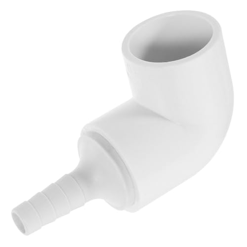 Toyvian PVC Fittings Wasseranschluss Garten Hydroponik Schlauchadapter Bogen Einlaufstück Wasserversorgung Ersatzteil für Bewässerungssysteme Leichte Stabile Struktur von Toyvian