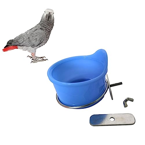 Toyvian Papagei Trinkschale aus Multifunktionale Futter und Wasserschale für Papageien und Kleintiere Langlebig und Rostfrei Toyvian Papagei Trinkschale aus Multifunktionale Futter und Wasserschale für Papageien und Kleintiere Langlebig und Rostfrei von Toyvian