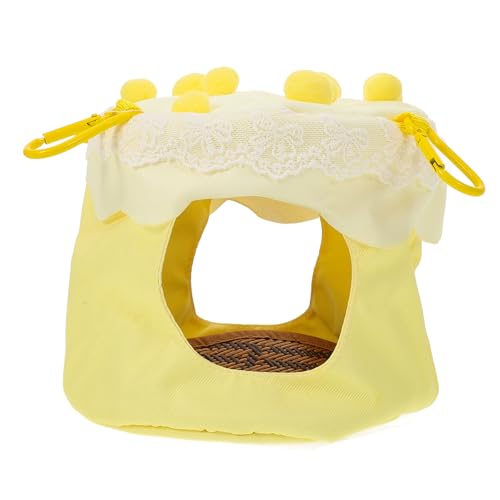 Toyvian Papageien Nest Hängematte Sommer Kühl Vogelbett für Haustiere Atmungsaktive und Dekorative Hängeschaukel für Wellensittiche und Kanarienvögel Bequemer Matratze Toyvian Papageien Nest Hängematte Sommer Kühl Vogelbett für Haustiere Atmungsaktive und Dekorative Hängeschaukel für Wellensittiche und Kanarienvögel Bequemer Matratze von Toyvian