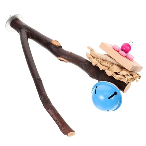 Toyvian Papageien Sitzstand aus Holz Einstellbare Vogelperch für Nymphensittiche Einfache rutschfeste Oberfläche für Käfige Fördert Aktivität und Bewegung Zufällige Farbe Toyvian Papageien Sitzstand aus Holz Einstellbare Vogelperch für Nymphensittiche Einfache rutschfeste Oberfläche für Käfige Fördert Aktivität und Bewegung Zufällige Farbe von Toyvian
