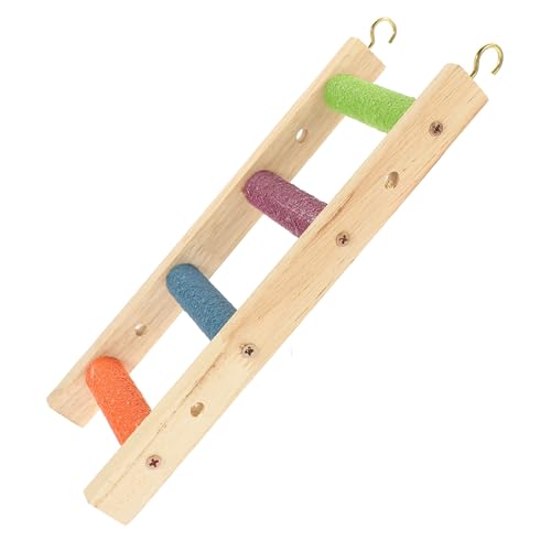 Toyvian Papageienleiter aus Naturholz Kletterspielzeug für Vögel und Hamster Fördert Bewegung und Spielspaß Sichere und Langlebige Konstruktion zur Geistigen und Motorischen Stimulation Toyvian Papageienleiter aus Naturholz Kletterspielzeug für Vögel und Hamster Fördert Bewegung und Spielspaß Sichere und Langlebige Konstruktion zur Geistigen und Motorischen Stimulation von Toyvian