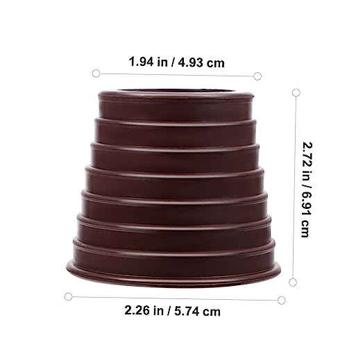 Toyvian Parasol Base Stand Ersatzspacer aus Robustem Langlebiger Sonnenschirm Tischlochschutz für Gartenmöbel Schützender Patio Umbrella Cone Wedge Braun Toyvian Parasol Base Stand Ersatzspacer aus Robustem Langlebiger Sonnenschirm Tischlochschutz für Gartenmöbel Schützender Patio Umbrella Cone Wedge Braun von Toyvian