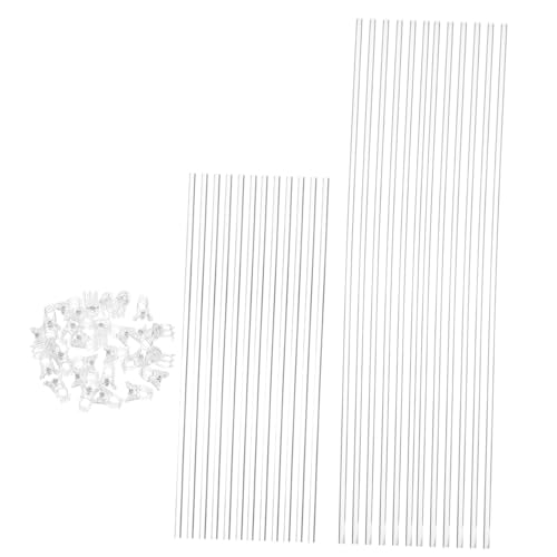 Toyvian Pflanzenstäbe Für Den Garten Transparente Pflanzenstützen Aus Acryl Orchideen Clips Für Den Innen Und Außenbereich Zum Aufrechten Wachsen Von Tomaten Blumen Und Gemüse 30 von Toyvian