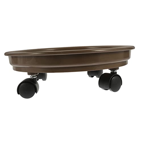 Toyvian Pflanzkübel Trolley Mit Rädern Pflanzkübelwagen Topf Rollbehälter Für Den Innenbereich Bewegliche Tabletts Pflanzenständer Mit Rädern Pflanzenhalter Pflanzkübel von Toyvian