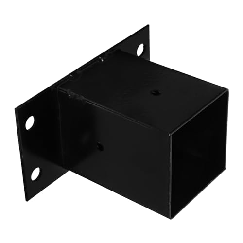 Toyvian Pfostenträger Metall Schwarz Stabile Deckpfostenstütze Verstellbar für Zaunpfosten und Briefkasten Wetterfeste Pfostenbasis für Holzgeländer Einfach zu Montieren Langlebig und Toyvian Pfostenträger Metall Schwarz Stabile Deckpfostenstütze Verstellbar für Zaunpfosten und Briefkasten Wetterfeste Pfostenbasis für Holzgeländer Einfach zu Montieren Langlebig und von Toyvian