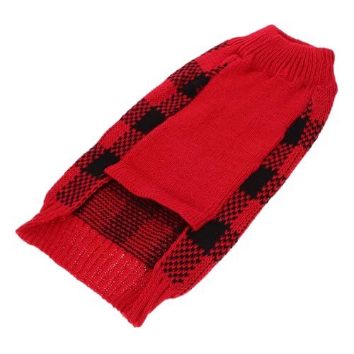 Toyvian Plaid Hundepullover Strickpullover Warmes Winterkleid für Kleine bis Mittlere Hunde Weicher Elastischer Rollkragenpullover Haustierpullover für und Fotoshootings Toyvian Plaid Hundepullover Strickpullover Warmes Winterkleid für Kleine bis Mittlere Hunde Weicher Elastischer Rollkragenpullover Haustierpullover für und Fotoshootings von Toyvian
