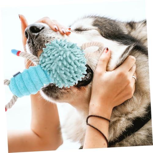 Toyvian Plüsch Hundespielzeug mit Quietschfunktion Welpen Zerrspielzeug aus Bungee Seil Interaktives Kauspielzeug für Kleine Hunde zur Zahnreinigung und Training Langlebig und Toyvian Plüsch Hundespielzeug mit Quietschfunktion Welpen Zerrspielzeug aus Bungee Seil Interaktives Kauspielzeug für Kleine Hunde zur Zahnreinigung und Training Langlebig und von Toyvian