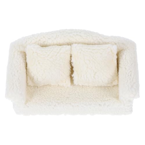 Toyvian Plüschsofa mit Abnehmbarem Kissen Realistisches Wohnzimmermöbel für DIY Projekte und Diorama Darstellungen Toyvian Plüschsofa mit Abnehmbarem Kissen Realistisches Wohnzimmermöbel für DIY Projekte und Diorama Darstellungen von Toyvian