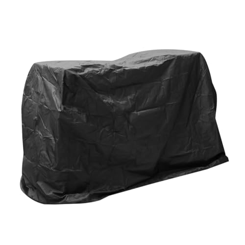 Toyvian Polyester Grill Abdeckplane Wetterfeste BBQ Grillabdeckung für Gartenmöbel und Smoker Schwarz Langlebiger Schutz gegen Staub Regen und UV Strahlung von Toyvian