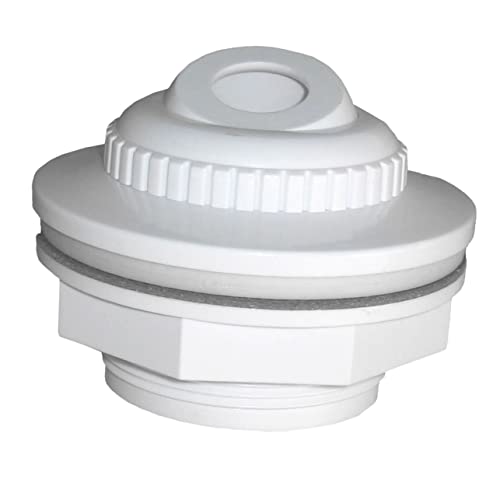 Toyvian Pool Einlassdüse mit Richtungsströmungsanpassung Spa Zubehör für Wasserflusskontrolle zu Installieren mit Halterung und Gewindedichtband Langlebig von Toyvian