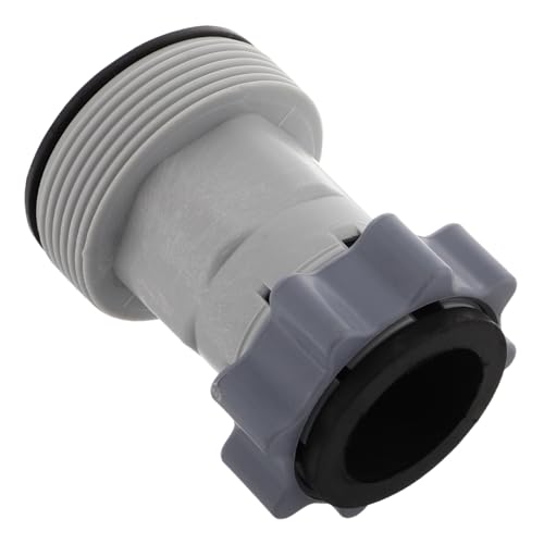 Toyvian Poolschlauchadapter Swimmingpool -accessoire Poolanpassung Anschlüsse Für Pool-zulaufschläuche Oberirdische Pool-anpassung Pool Pumpen Adapter Pool Plastikschlauchadapter Abs Grey von Toyvian