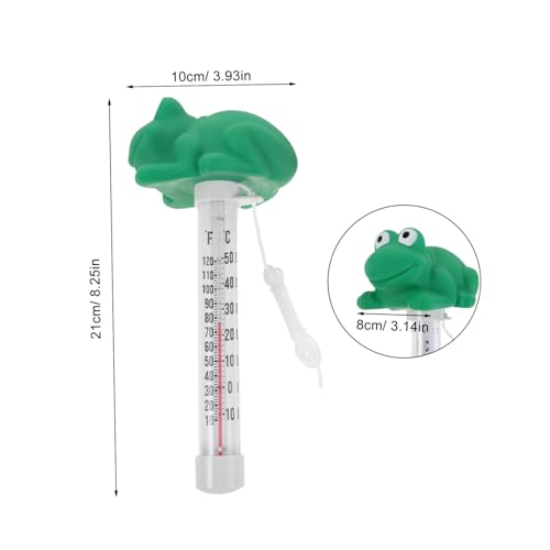 Toyvian Poolthermometer Sinkende Schwimmbeckenthermometer Poolthermometer Für Aquarien Schwimmendes Schwimmbeckenthermometer Für Pools Teichthermometer Pvc von Toyvian
