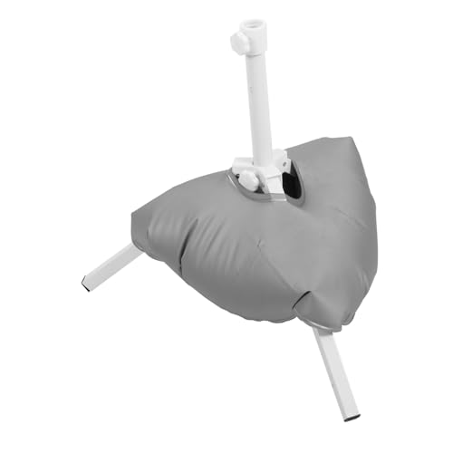 Toyvian Portabler Sonnenschirmständer mit Befüllbarem Sandsack Faltbarer Fuß Basis Durchmesser Stabiler Sonnenschirmhalter für Garten Strand und Outdoor Einsatz Windresistent und Einfach von Toyvian