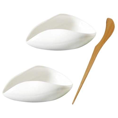 Toyvian Porzellan Teelöffel Chinesischer Tee Löffel Zuckerportionierer Multifunktional Ergonomisch für Tee Kaffee Zucker Haushalt Küche von Toyvian