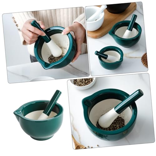 Toyvian Praktische Keramik mörserschale Manuelle Babynahrung Gewürz mahlmischschale Verschleißfest mit Matter Innenwand Langlebig und Leicht zu Reinigen Kleine Grüne Toyvian Praktische Keramik mörserschale Manuelle Babynahrung Gewürz mahlmischschale Verschleißfest mit Matter Innenwand Langlebig und Leicht zu Reinigen Kleine Grüne von Toyvian