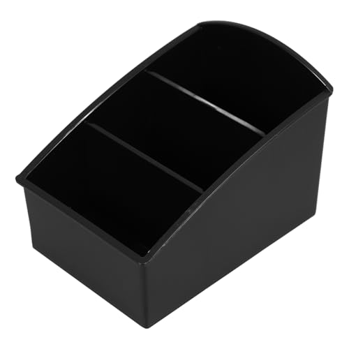 Toyvian Praktische Teebeutel aufbewahrungsbox mit Fächern Vielseitiger Organizer für Tee Zuckerbeutel Robustes Design für Kaffee Milchtee läden für Schreibtisch und Verkaufsflächen von Toyvian